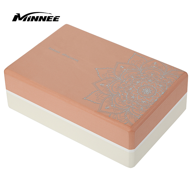 MINNEE Yoga Block Supportive Latex-Free EVA Foam Soft Non-Slip Surface for Yoga, Pilates, Meditation